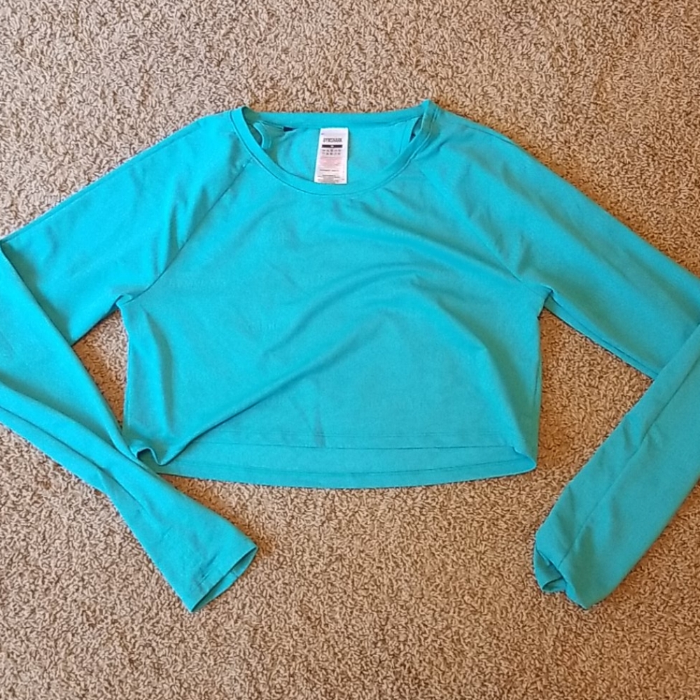 Gymshark long sleeve cropped training top
